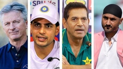 Shubman Gill and Aaqib Javed represented India and Pakistan in the pre-match press conferences.