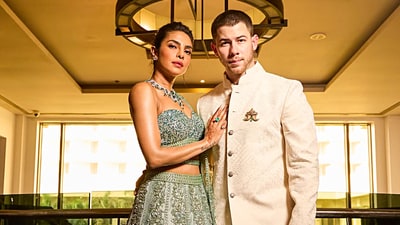Nick Jonas and Priyanka Chopra celebrate over five years of marriage, as the former 'learned a ton' of lessons from Joe Jonas' failed marriage to avoid pitfalls.
(ANI Photo) (Priyanka Chopra Insta) Nick Jonas and Priyanka Chopra celebrate over five years of marriage, as the former 'learned a ton' of lessons from Joe Jonas' failed marriage to avoid pitfalls.
(ANI Photo) (Priyanka Chopra Insta)