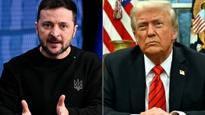 L-R, Ukraine's President Volodymyr Zelensky and US President Donald Trump (AFP) L-R, Ukraine's President Volodymyr Zelensky and US President Donald Trump (AFP)
