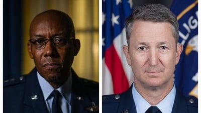 While some Democrats have criticised Charles “CQ” Brown's elimination, calling it an attempt to politicise the military, Republicans welcomed the nomination of Dan Caine. (X@@NigelSmith65780) While some Democrats have criticised Charles “CQ” Brown's elimination, calling it an attempt to politicise the military, Republicans welcomed the nomination of Dan Caine. (X@@NigelSmith65780)