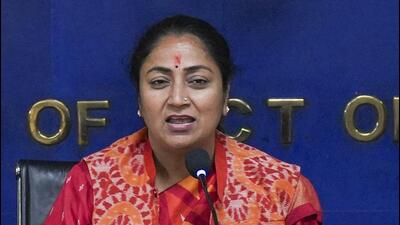 Delhi chief minister Rekha Gupta addresses her first press conference as the CM, after a cabinet meeting of the new government at the Delhi Secretariat (PTI) Delhi chief minister Rekha Gupta addresses her first press conference as the CM, after a cabinet meeting of the new government at the Delhi Secretariat (PTI)
