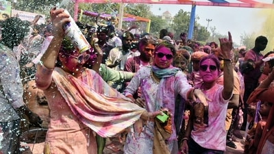 Representational image: A university in Karachi, Pakistan, has taken action against its Hindu students for celebrating Holi (PTI) Representational image: A university in Karachi, Pakistan, has taken action against its Hindu students for celebrating Holi (PTI)