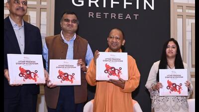 U.P. Chief minister Yogi Adityanath at unicorn conclave in Agra on Feb 23. (HT photo) U.P. Chief minister Yogi Adityanath at unicorn conclave in Agra on Feb 23. (HT photo)