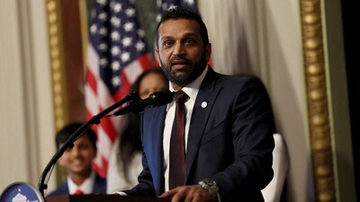 New FBI director Kash Patel is set to take over the ATF as acting head according to an official from the US Justice Department. (REUTERS)