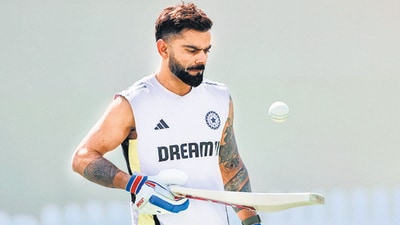 Virat Kohli during a practice session. (HT_PRINT) Virat Kohli during a practice session. (HT_PRINT)