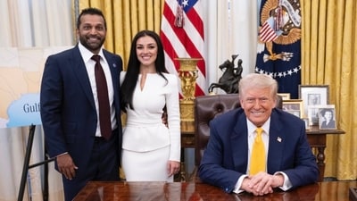 Alexis Wilkins along with Kash Patel met President Donald Trump (AlexisWilkins/X) Alexis Wilkins along with Kash Patel met President Donald Trump (AlexisWilkins/X)