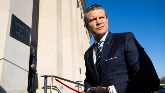 US Secretary of Defense Pete Hegseth (Photo by SAUL LOEB / AFP) (AFP)