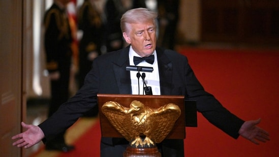 During his speech, Donald Trump also said that he'd carry out harsher immigration policies. (AFP)