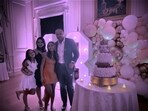 Dan Bongino with his wife and children. Dan Bongino with his wife and children.