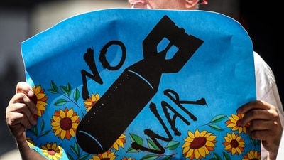 UN Secretary-General Antonio Gueterres said that the war in Ukraine poses a serious threat to not just the peace and security in Ukraine but also to the very foundations and core principles of the UN. "Enough is enough," he said, calling for an end to this war, to the "hostilities". (AFP) UN Secretary-General Antonio Gueterres said that the war in Ukraine poses a serious threat to not just the peace and security in Ukraine but also to the very foundations and core principles of the UN. "Enough is enough," he said, calling for an end to this war, to the "hostilities". (AFP)
