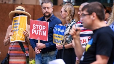 February 24 brings a grim reminder of Russia's 2022 invasion of Ukraine, a move that triggered a three-year long war, one that has not yet come to an end. The war, as per the UN Office for the Coordination of Humanitarian Affairs (OCHA), has killed over 12,600 civilians and injured over 29,000 others over the last three years. (AFP) February 24 brings a grim reminder of Russia's 2022 invasion of Ukraine, a move that triggered a three-year long war, one that has not yet come to an end. The war, as per the UN Office for the Coordination of Humanitarian Affairs (OCHA), has killed over 12,600 civilians and injured over 29,000 others over the last three years. (AFP)