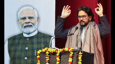 BJP MP Anurag Thakur. (PTI)