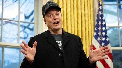 Elon Musk, the senior advisor to the President of the United States, at the White House. (AFP)