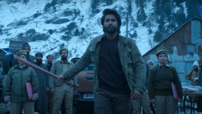 Nani in a still from HIT The Third Case teaser. Nani in a still from HIT The Third Case teaser.