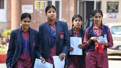 A total of 27.32 lakh students are expected to appear in class 10th board examinations in Uttar Pradesh this year. (Sunil Ghosh / Hindustan Times) A total of 27.32 lakh students are expected to appear in class 10th board examinations in Uttar Pradesh this year. (Sunil Ghosh / Hindustan Times)