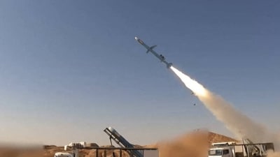 Yemen's Houthis fired surface-to-air missiles at an American fighter plane and MQ-9 Reaper drone this week, although neither was damaged. (AFP/representative ) Yemen's Houthis fired surface-to-air missiles at an American fighter plane and MQ-9 Reaper drone this week, although neither was damaged. (AFP/representative )