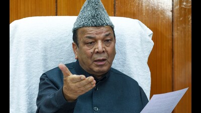 Jammu and Kashmir assembly Speaker Abdul Rahim Rather. (PTI) Jammu and Kashmir assembly Speaker Abdul Rahim Rather. (PTI)