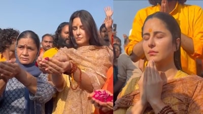 Veena Kaushal and Katrina Kaif at Maha Kumbh Mela Veena Kaushal and Katrina Kaif at Maha Kumbh Mela
