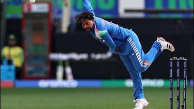 Kuldeep Yadav in action against Pakistan during their Champions Trophy match on Sunday. (AFP) Kuldeep Yadav in action against Pakistan during their Champions Trophy match on Sunday. (AFP)