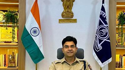 Mumbai, India. Feb 22, 2025: File photo of Beed district police superintendent Navneet Kawat. Mumbai, India. Feb 22, 2025. (Photo by HT Photo) (Hindustan Times) Mumbai, India. Feb 22, 2025: File photo of Beed district police superintendent Navneet Kawat. Mumbai, India. Feb 22, 2025. (Photo by HT Photo) (Hindustan Times)