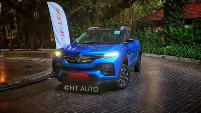 Renault Kwid, Kiger and Triber buyers who seek to have a petrol-CNG model can opt for a CNG kit retrofitment while buying these cars. (HT AutoSabyasachi Dasgupta) Renault Kwid, Kiger and Triber buyers who seek to have a petrol-CNG model can opt for a CNG kit retrofitment while buying these cars. (HT AutoSabyasachi Dasgupta)