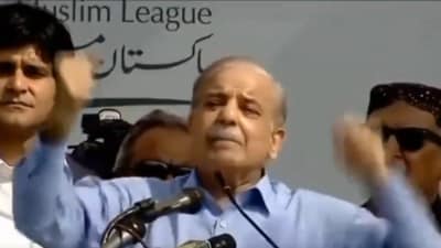 Pakistan prime minister Shehbaz Sharif. (Video screengrab/ X) Pakistan prime minister Shehbaz Sharif. (Video screengrab/ X)