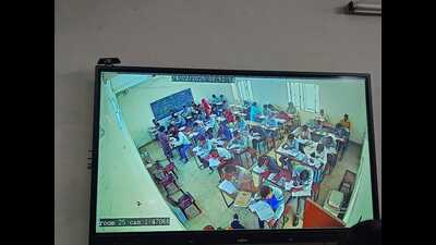 UP Board exams underway. (HT PHOTO) UP Board exams underway. (HT PHOTO)