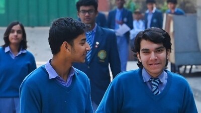The Central Board of Secondary Education (CBSE) conducted the Class 12 Geography board exam on Monday, February 24. There was no exam for Class 10 students today (Vipin Kumar)