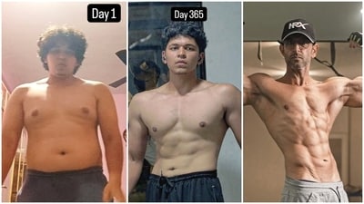 This fitness influencer got compliments from Hrithik Roshan over his insane transformation. This fitness influencer got compliments from Hrithik Roshan over his insane transformation.
