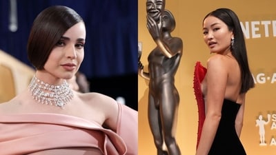 Sofia Carson and Anna Sawai's show-stopping SAG Awards red carpet looks turned heads in Los Angeles on Sunday, Feb 23, 2025. (Reuters / AP Photo) Sofia Carson and Anna Sawai's show-stopping SAG Awards red carpet looks turned heads in Los Angeles on Sunday, Feb 23, 2025. (Reuters / AP Photo)