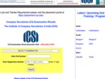ICSI CS Result 2024 Live: CS Executive results declared, direct link here 