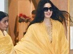 Katrina Kaif arrives back in Mumbai with her mother-in-law. Katrina Kaif arrives back in Mumbai with her mother-in-law.