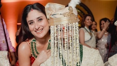 Kareena Kapoor poses for a picture with groom Aadar Jain. He tied the knot with Alekha Advani this weekend. Kareena Kapoor poses for a picture with groom Aadar Jain. He tied the knot with Alekha Advani this weekend.