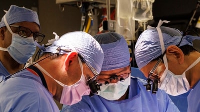 Representative image: A man underwent a rare surgery due to chronic kidney disease and now has five kidneys (AP) Representative image: A man underwent a rare surgery due to chronic kidney disease and now has five kidneys (AP)