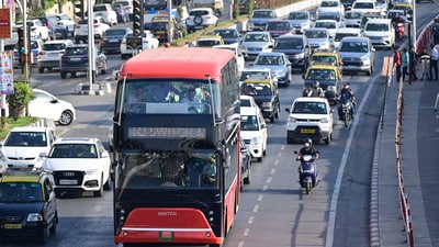 On Tuesday, a flash strike was called by drivers of the wet-lease operators (HT Photo)