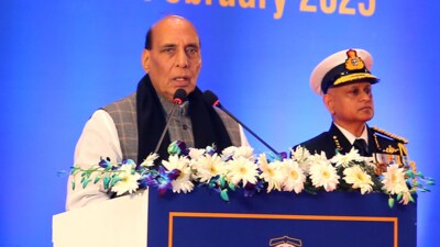 Defence minister Rajnath Singh. (X) Defence minister Rajnath Singh. (X)
