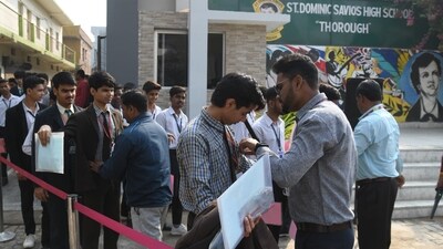 Appearing students must carry admit card and school identity card, and stationery items which include Transparent Pouch, Geometry/Pencil Box, Blue/Royal Blue Ink/Ball Point/Gel Pen, and Scale. (Santosh Kumar ) Appearing students must carry admit card and school identity card, and stationery items which include Transparent Pouch, Geometry/Pencil Box, Blue/Royal Blue Ink/Ball Point/Gel Pen, and Scale. (Santosh Kumar )