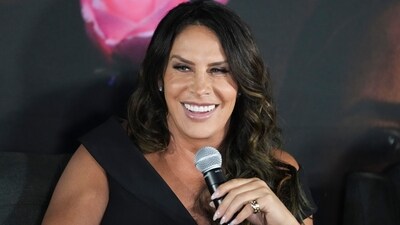 Actress Karla Sofia Gascon smiles during a press conference to promote the film Emilia Perez, in Mexico City, Wednesday, Jan. 15, 2025. (AP Photo/Eduardo Verdugo) (AP) Actress Karla Sofia Gascon smiles during a press conference to promote the film Emilia Perez, in Mexico City, Wednesday, Jan. 15, 2025. (AP Photo/Eduardo Verdugo) (AP)