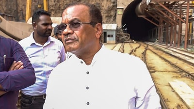 Telangana Minister Komatireddy Venkat Reddy also assessed the ongoing rescue efforts going on at Nagarkurnool's SLBC tunnel site. Top officials of the Congress government's Cabinet have been closely monitoring the situation, with one of the ministers saying that the chances of survival for the trapped workers was 'very very remote'. (PTI)