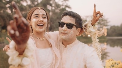 Prajakta Koli and Vrishank Khanal will tie the knot in February. Prajakta Koli and Vrishank Khanal will tie the knot in February.