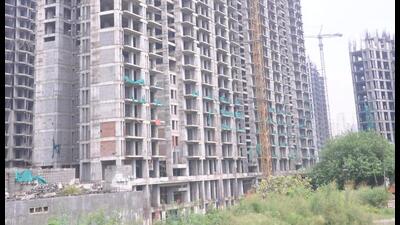 The lead developers of the projects in Sectors 78-79 and Logix Sports City project are currently undergoing insolvency proceedings, which the court criticised as a deliberate strategy to evade financial and legal obligations. (HT Photo)