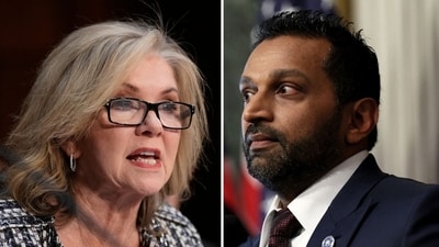 Sen. Marsha Blackburn urges Kash Patel to release ‘unredacted records’ in Epstein case (AP Photo/Ben Curtis, REUTERS/Leah Millis) Sen. Marsha Blackburn urges Kash Patel to release ‘unredacted records’ in Epstein case (AP Photo/Ben Curtis, REUTERS/Leah Millis)
