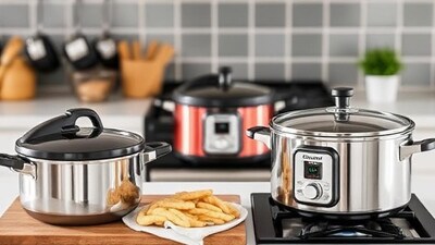 Elegant Butterfly cooker delivers efficiency, durability, and modern kitchen convenience.
