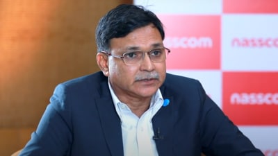 Ashwin Yardi of Capgemini proposes a 47.5-hour workweek and no weekend emails to reduce employee stress. (YouTube/nasscom) Ashwin Yardi of Capgemini proposes a 47.5-hour workweek and no weekend emails to reduce employee stress. (YouTube/nasscom)