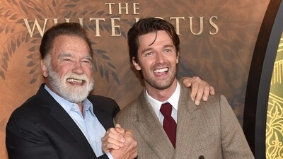 Patrick Schwarzenegger says his father did not help him get a role in the third season of The White Lotus. Patrick Schwarzenegger says his father did not help him get a role in the third season of The White Lotus.