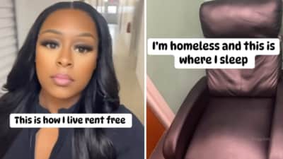 On TikTok, Destinee shared her decision to be homeless to avoid high rent. (Instagram/nsgdale) On TikTok, Destinee shared her decision to be homeless to avoid high rent. (Instagram/nsgdale)