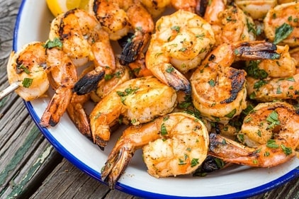 Grilled shrimp Grilled shrimp