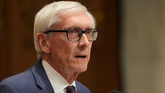 Wisconsin Gov. Tony Evers mobilised support for changes to his budget proposal for the fiscal years 2025–2027 that focused on specific gendered terminology. (AP)