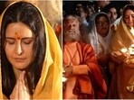 Katrina Kaif embraces simplicity with elegant yellow suit at Mahakumbh. 