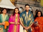 Parineeti Chopra and Raghav Chadha visit Kashi Vishwanath Temple. Parineeti Chopra and Raghav Chadha visit Kashi Vishwanath Temple.
